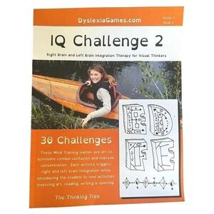 The Thinking Tree IQ Challenge 2 Dyslexia Games Series C Book 1 Visual Therapy